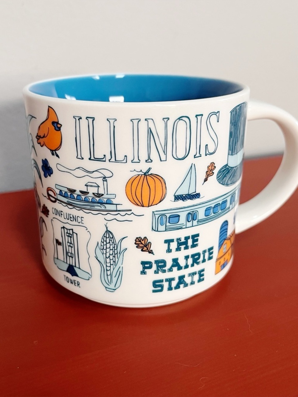 Starbucks Illinois Been There Series Coffee Tea Mug 14 Oz 414 mL Collectors